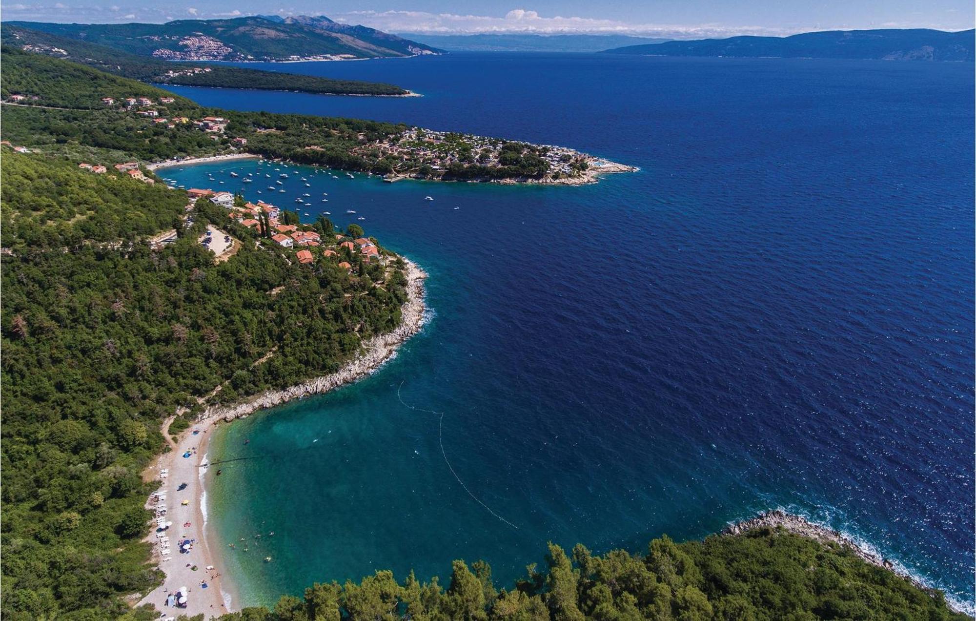 Beautiful Apartment In Rabac With Kitchen Exterior foto